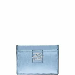 Karl Lagerfeld logo-plaque card holder