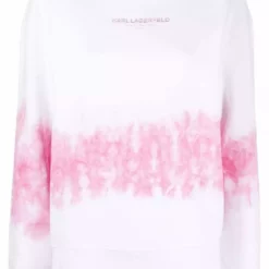 Karl Lagerfeld tie-dye logo sweatshirt