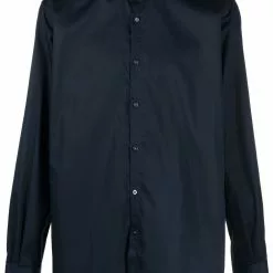 Karl Lagerfeld cotton navy shirt