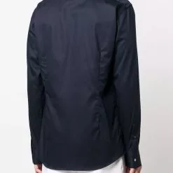 Karl Lagerfeld cotton navy shirt