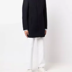 Karl Lagerfeld Flight K single-breasted wool coat