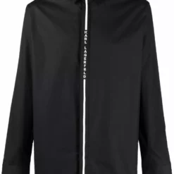 Karl Lagerfeld logo-print cotton shirt