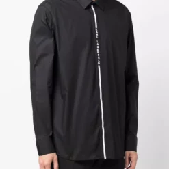 Karl Lagerfeld logo-print cotton shirt