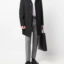 Karl Lagerfeld single-breasted mid-length coat