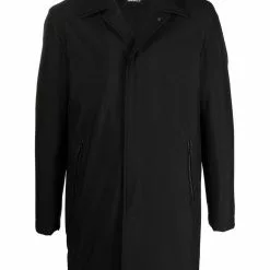 Karl Lagerfeld single-breasted mid-length coat