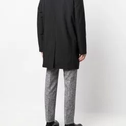 Karl Lagerfeld single-breasted mid-length coat