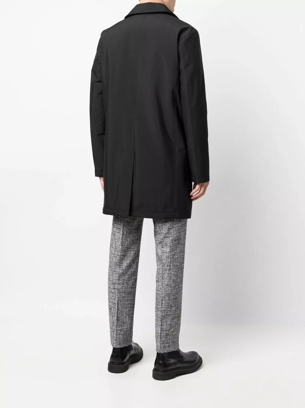 Karl Lagerfeld single-breasted mid-length coat