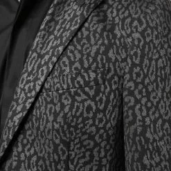 Karl Lagerfeld patterned-jacquard blazer