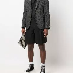 Karl Lagerfeld patterned-jacquard blazer
