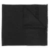 Karl Lagerfeld tonal-logo knit scarf