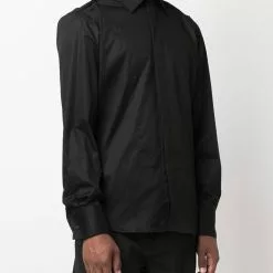 Karl Lagerfeld plain long-sleeve shirt
