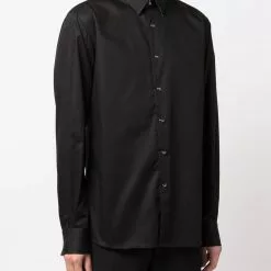 Karl Lagerfeld cotton black shirt