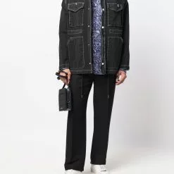 Karl Lagerfeld Slim-Fit paisley-print shirt