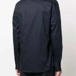 Karl Lagerfeld concealed placket shirt