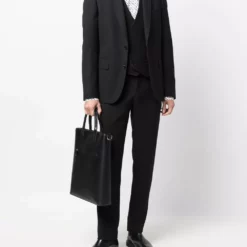 Karl Lagerfeld Slim-Fit logo-print shirt