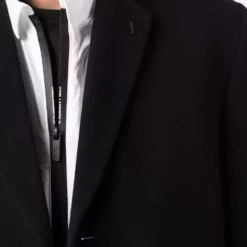 Karl Lagerfeld single-breasted wool coat