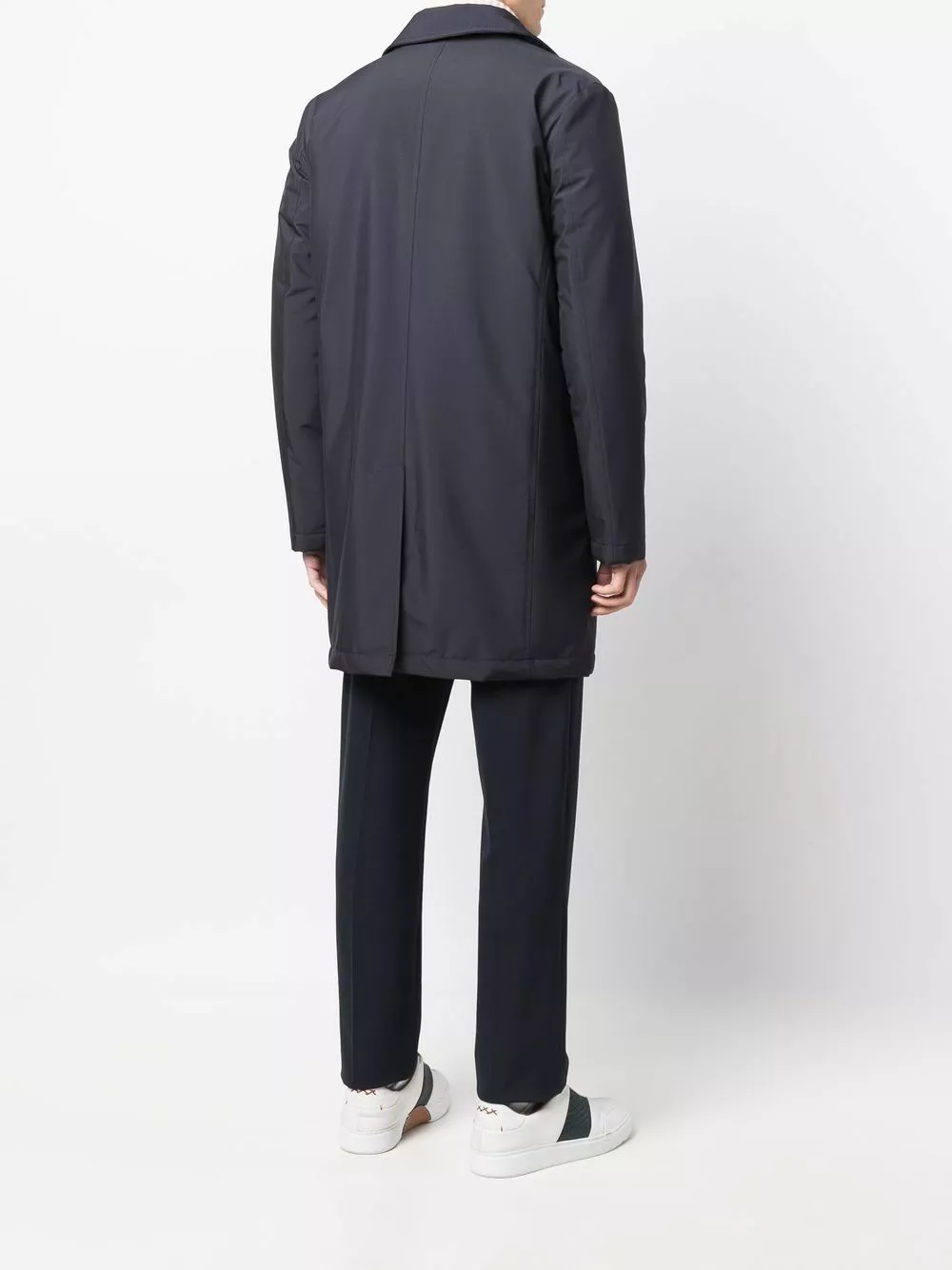 Karl Lagerfeld single-breasted long-sleeve coat