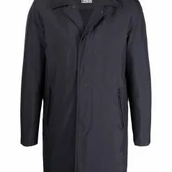 Karl Lagerfeld single-breasted long-sleeve coat