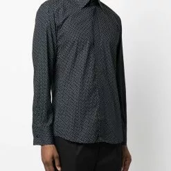 Karl Lagerfeld polka dot-print shirt