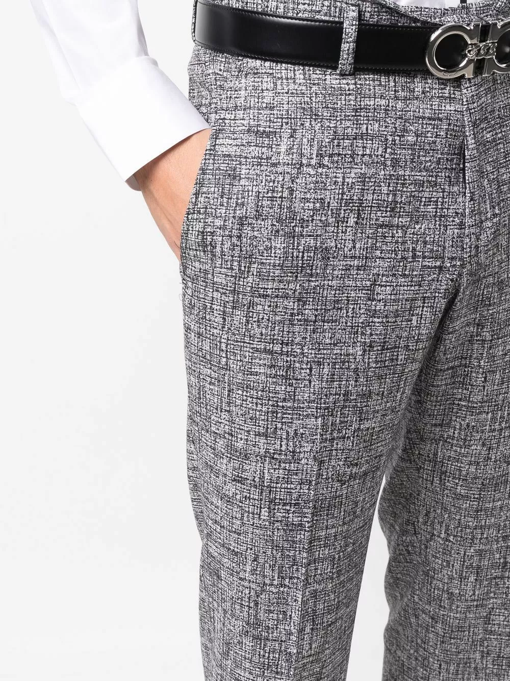 Karl Lagerfeld Pace tapered-leg virgin wool trousers