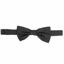 Karl Lagerfeld embroidered silk bow tie