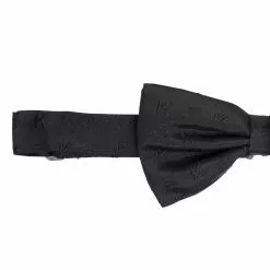 Karl Lagerfeld embroidered silk bow tie