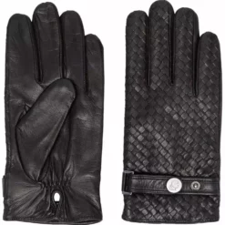 Karl Lagerfeld embroidered slip-on gloves