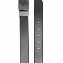 Karl Lagerfeld logo-plaque leather belt