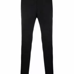 Karl Lagerfeld Dart pressed-crease tailored trousers