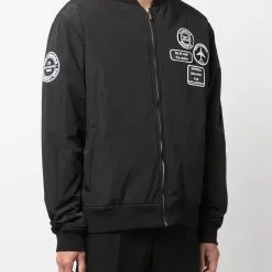 Karl Lagerfeld graphic-print bomber jacket