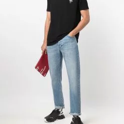 Karl Lagerfeld K/Ikonik-patch stretch-cotton T-shirt