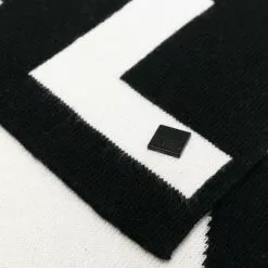 Karl Lagerfeld AOP block logo scarf
