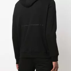 Karl Lagerfeld graffiti logo-print cotton hoodie