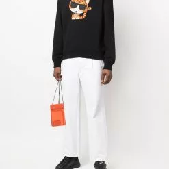 Karl Lagerfeld Tiger-print crew neck sweatshirt