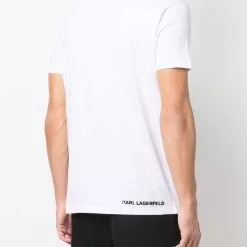 Karl Lagerfeld diamond logo T-shirt