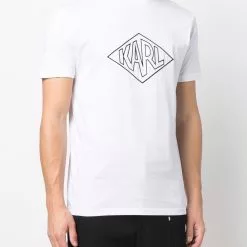 Karl Lagerfeld diamond logo T-shirt