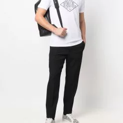 Karl Lagerfeld diamond logo T-shirt