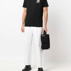 Karl Lagerfeld Cancer logo-print T-shirt