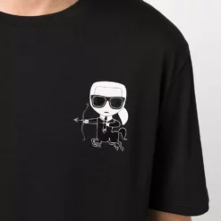 Karl Lagerfeld Sagittarius logo-print T-shirt