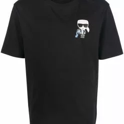 Karl Lagerfeld Aquarius logo-print T-shirt