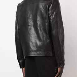 Karl Lagerfeld shearling leather jacket