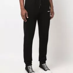 Karl Lagerfeld graffiti logo-print track trousers