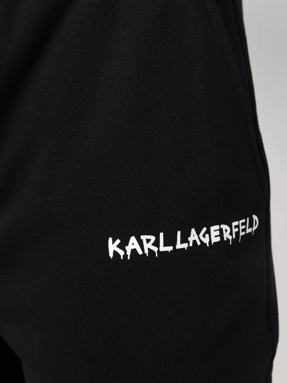 Karl Lagerfeld graffiti logo-print track trousers