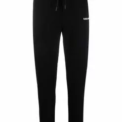 Karl Lagerfeld graffiti logo-print track trousers