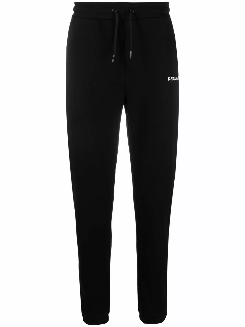 Karl Lagerfeld graffiti logo-print track trousers