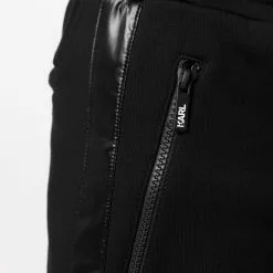 Karl Lagerfeld logo tape track trousers