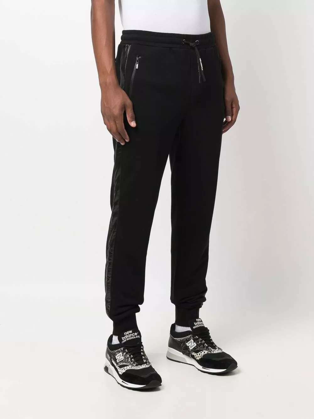 Karl Lagerfeld logo tape track trousers