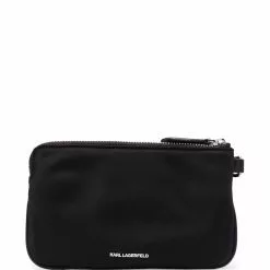 Karl Lagerfeld K/Ikonik logo-charm purse