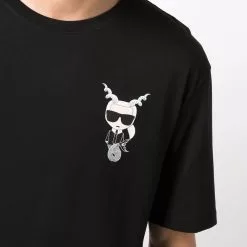 Karl Lagerfeld Capricorn logo-print T-shirt