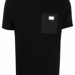 Karl Lagerfeld logo-plaque cotton T-shirt
